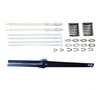 Charnière de porte avant pour Chevrolet - Kit de bague de charnière de porte avant pour pickup, camion, SUV avec précision pour l'alignement des portes et fonction fluide (B)