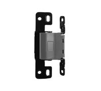 Charnière de porte cachée en acier inoxydable, 1 pièce, résistante à l'usure, polyvalente, charnières bout dissimulées for cuisine, maison, chambre coucher, salon(Szary)