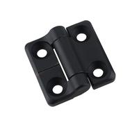 Charnière de porte carrée à roulement à billes en alliage de zinc noir robuste avec arrêt arbitraire (1,4 N.m)