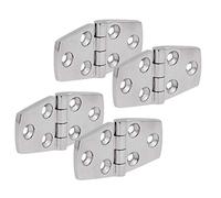 CharnièRe De Porte,CharnièRe Inox Marine 4 pièces Charnière en acier inoxydable Charnière à charnière pour bateau marin Yacht 76 x 38 mm Rafting Boating Accessoires, Bateau Marine