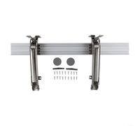 Charnière de porte coulissante avec tige de connexion de 58 cm, charnière d'armoire à ouverture parallèle 180°, rail d'amortissement en acier laminé à froid très résistant pour portes pliantes de