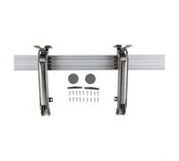 Charnière de porte coulissante avec tige de connexion de 58 cm, ouverture parallèle à 180 degrés, amortissement intégré pour une fermeture silencieuse, support robuste pour portes d'armoire