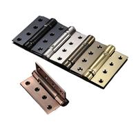 Charnière de porte coulissante hydraulique en acier inoxydable, amortisseur à 90 degrés, ressort d'amortissement, ouverture et fermeture automatiques(Color 4-inch 1 buffer)