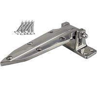 Charnière de porte de chambre froide robuste en acier inoxydable - Supporte une charge de 80 kg, convient aux congélateurs industriels, aux fours et aux portes de réfrigération