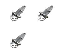 Charnière de porte de four à vapeur en acier inoxydable argenté de 146 mm de long pour stockage au froid industriel robuste pour armoires