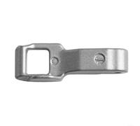 Charnière de porte de machine à laver MFG63099101 en alliage d'aluminium pour lave-linge - Crochet de porte pour LG et Samsung 0,9 x 4,5 cm