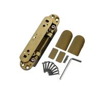 Charnière de porte discrète invisible à 125 degrés - Charnières réglables en alliage d'aluminium - Charnière dissimulée pour meubles - Charnières silencieuses