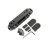 Charnière de porte discrète invisible à 125 degrés - Charnières réglables en alliage d'aluminium - Matériel de meubles dissimulé - Porte cachée