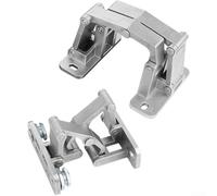 Charnière de porte dissimulée en acier inoxydable robuste avec design réglable en deux dimensions pour portes en pierre offrant un soutien solide et une résistance à la rouille (F)