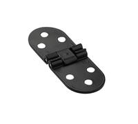 Charnière de porte dissimulée pour armoire superposée Charnière à rabat pliante en alliage de zinc 180 ° acier inoxydable porte d'armoire table autoportante for tiroir(Black-20PCS)