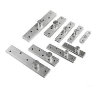 Charnière de porte en acier inoxydable avec positionnement supérieur et inférieur avec rotation fluide à 180 degrés pour différents types de portes (4)