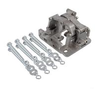 Charnière de porte en acier inoxydable invisible robuste réglable pour un montage sûr et un alignement précis Convient pour les portes d'armoire et d'accès jusqu'à 100 kg (moyenne)