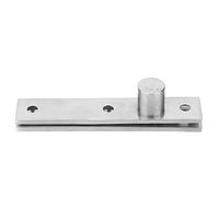 Charnière de Porte en Acier Inoxydable, Pivot Central 95mm, pour Porte | Matériau durable, résistant à la corrosion, finition brossée, montage sécurisé, résistant à l\'usure