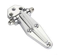 Charnière de porte en alliage de zinc de 10,2 cm avec fermeture automatique et fonctions réversibles manuelles pour boîtes à vapeur de fruits de mer et armoires de stockage au froid