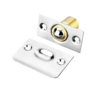 Charnière de porte en bois à axe rotatif en acier inoxydable, porte Invisible de haut en bas, charnière de porte secrète(Silver)