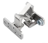 Charnière de porte en pierre robuste à 180 degrés - Design invisible réglable - Convient pour les bouches d'incendie et les portes épaisses en acier inoxydable 304 (grande taille)