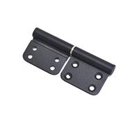 Charnière de porte en verre, charnières d'armoire à fermeture douce, 2 pièces, boîte de Distribution de roulement de garde-robe en acier inoxydable industrielle(Black)