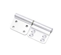 Charnière de porte en verre, charnières d'armoire à fermeture douce, 2 pièces, boîte de Distribution de roulement de garde-robe en acier inoxydable industrielle(Silver)