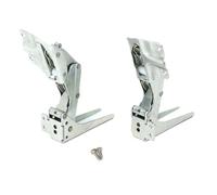 Charnière de porte intégrée for réfrigérateur et congélateur, 2 pièces, 22x5.5cm, paire gauche et droite, Compatible avec Hettich, charnières de Type 5.0 41.5 for réfrigérateur