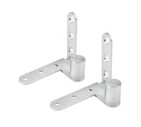 Charnière de porte invisible à 270 degrés, charnière tournante en acier inoxydable for armoire, 3 mm d'épaisseur, 1 paquet(Black)