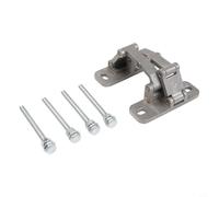 Charnière de porte invisible en acier inoxydable 304 robuste, design épais réglable pour portes de puits en pierre, capacité de charge de 100 à 400 kg, finition argentée (S)