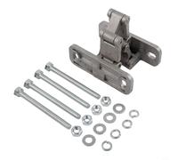 Charnière de porte invisible en acier inoxydable avec grande capacité de charge et plaque de recouvrement réglable offrant stabilité pour portes résidentielles et commerciales (petite)