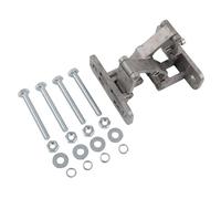 Charnière de porte invisible en acier inoxydable avec plaque de recouvrement réglable, très résistante, capacité de charge de 50 kg, 100 kg pour armoire, placard, porte coupe-feu et portes en pierre