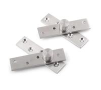 Charnière de porte invisible en acier inoxydable épais, axe de rotation à 360°, for meubles et portes (1 pièce).(Centrifugal Medium)