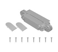 Charnière de porte invisible silencieuse à 180 degrés - Angle d'ouverture réglable - Charnière de porte pliante