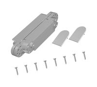 Charnière de porte pivotante à 180 degrés, matériel de placard réglable invisible avec mécanisme de fermeture silencieuse, charnière lourde