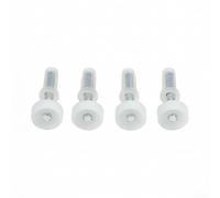 Charnière de porte pliante robuste Finition blanche (lot de 1)