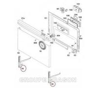 Charnière de porte pour lave-vaisselle ROSIERES TRI4V - Pièce d'origine Constructeur