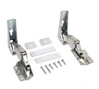 Charnière de porte pour réfrigérateurs et congélateurs Whirlpool Indesit | Lot de charnières de porte pour réfrigérateur congélateur 1 x haut, 1 x bas remplace 480131100321 480131100322 481231018672
