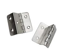 Charnière de porte, quincaillerie for charnière, lot 10 charnières d'angle en fer à angle droit, plaque 15 mm, double, triple, verte, style ancien