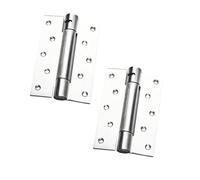 Charnière de porte réversible en acier inoxydable de qualité supérieure - Double plan de mouvement pour les zones animées - Résistante à la rouille - Charnière de porte durable