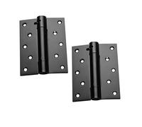 Charnière de porte réversible en acier inoxydable de qualité supérieure - Double plan de mouvement pour les zones animées - Résistante à la rouille - Charnière de porte durable