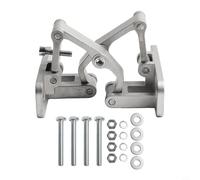 Charnière de porte robuste en acier inoxydable, design invisible, pour portes en pierre, angle d'ouverture réglable jusqu'à 165 degrés (SM (150 kg)