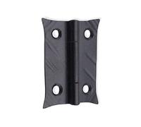 Charnière de porte rustique en fer forgé à la main - Charnière de porte de placard - Style vintage - Charnière de style ancien - 40 x 53 mm