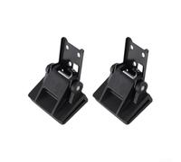 Charnière de rechange en matériau ABS robuste en noir pour pivot sur tourne-disque couvercle anti-poussière avec 2 pièces pour une installation rapide et une protection contre la poussière pour un