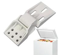 Charnière de rechange pour congélateur - Charnière de congélateur en ABS, 12,8 x 5,3 x 2 cm, blanche, 80 g, design équilibré durable pour petits congélateurs | Pièces de congélateur d'armoire de