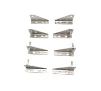 Charnière De Réfrigérateur Épaisse En Acier Inoxydable, 1 Pièce, For Hôtel, Restaurant, Cuisine Commerciale, Grande Charnière De Congélateur À Quatre Ou Six Portes, Pivot De Porte(A07 LEFT)