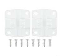 Charnière de refroidissement en plastique de rechange pour coffres à glace Coleman - 2 charnières + 8 vis - Compatible avec les modèles 5254D, 5255D, 5227B, 5240-5299A, 6050