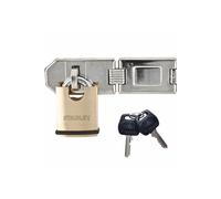 serrures Stanley S742-009 Padlock laiton massif 50 mm