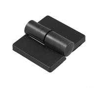 Charnière de séparation en plastique pour portes de toilettes publiques, boulon de porte en nylon avec fonctionnement fluide, pour installation facile sur la cabine ou le panneau de chasse d'eau, noir