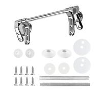 Charnière de siège toilette universelle en alliage Zinc, remplacement du couvercle, connecteur montage, charnière, accessoires salle bains Pour Tablette Siège Wc