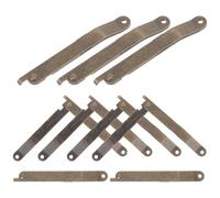 Charnière de Soutien pour Coffre en Bois, Montage DIY, Finition Antique | Acier Résistant à L’usure, Maintien sans Intervention du Couvercle, Vis Incluses, Installation à Gauche ou Droite,