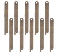 Charnière de Soutien pour Couvercle, Fermeture Douce, Boîtes en Bois | Fer Finition Antique, Maintien Ouvert, Trous Ronds, Montage Gauche ou Droite, Vis Incluses, Restauration Artisanale