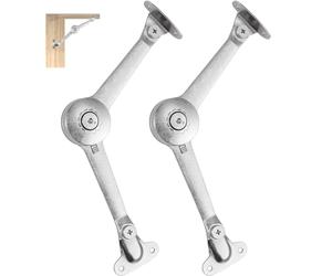 charnière de support de couvercle avec fermeture en douceur couvercle pliant haubans charnières pour armoires salle de jouets 2 PCS (B02#)