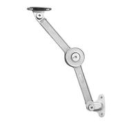 Charnière De Support De Couvercle Lot de 4 charnières de support de couvercle pliables, amortisseur de maintien avec fermeture en douceur, butée réglable dans toutes les positions for armoire(Color 2)