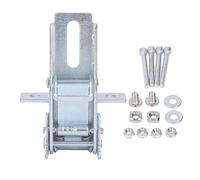 Charnière de table pliante à 180 degrés, établi, scie, tige de poussée, machine-outil pour le travail du bois, accessoires de bricolage, matériau en fer, hauteur 10 cm avec kit